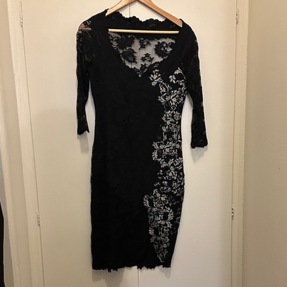 OLVI'S Elegant Black Lace Dress - Picture 1 of 12